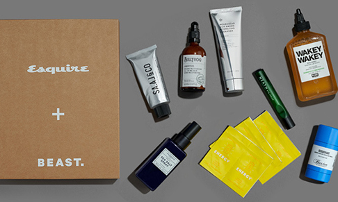 Esquire collaborates with BEAST. on male  grooming box